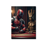 Deadpool & Groot Gambling Fan Art-Poster-Poster Dept