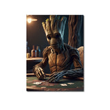 Groot "The Gambler" Fan Art-Poster-Poster Dept