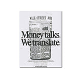 Money Talks We Translate Motivational-Poster-Poster Dept