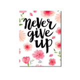 "Never Give Up"-Poster-Poster Dept