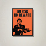 No Risk No Reward Scar Face Fan Art-Poster-Poster Dept
